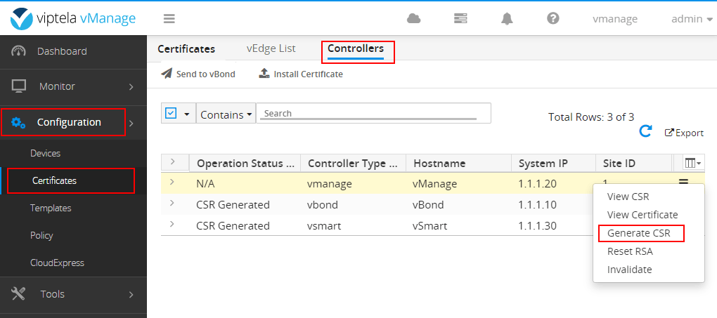 Generating CSRs